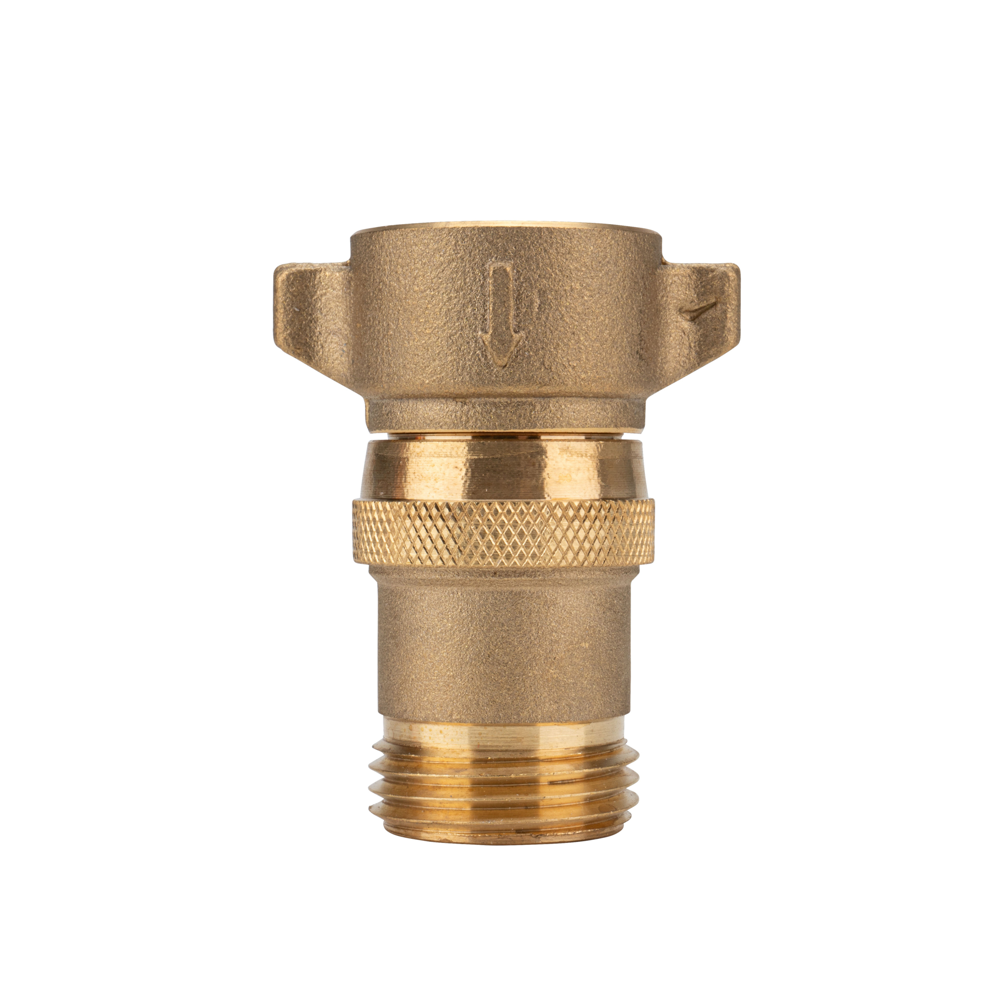 40055 Camco Brass Marine/RV Water Pressure Regulator – Protects RV Kitchen Small Appliances, Plumbing & Hoses – Reduces RV Water Pressure to Safe & Consistent 40-50 PSI – Drinking Water Safe